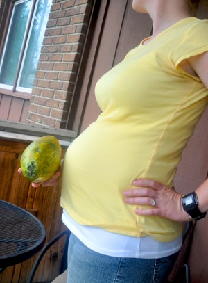 Pregnant Belly Week 24